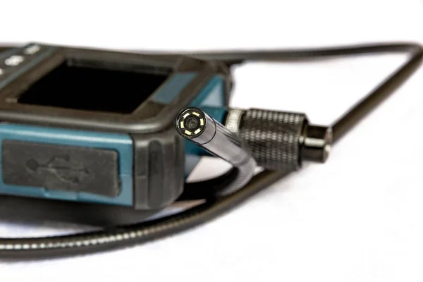 Endoskop Kamerası Masada Esnek Denetim Kamerası Stok Resim