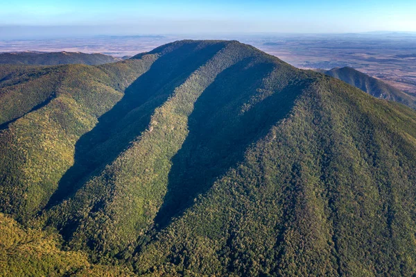 Aerial View of huge mountain hills.