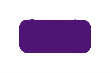 Mor kağıt ileti, beyaz arkaplanda izole