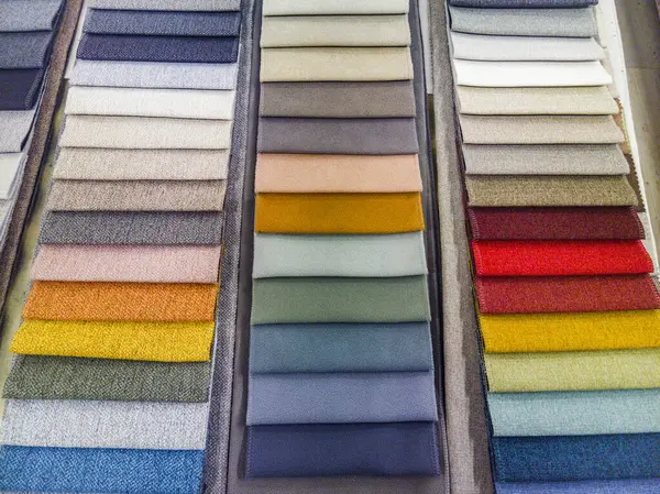 Color palette samples picker of textile fabrics
