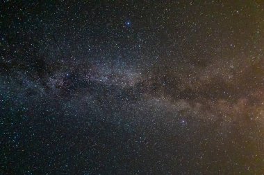 Güzel Samanyolu ile gece gökyüzü. Arkaplan