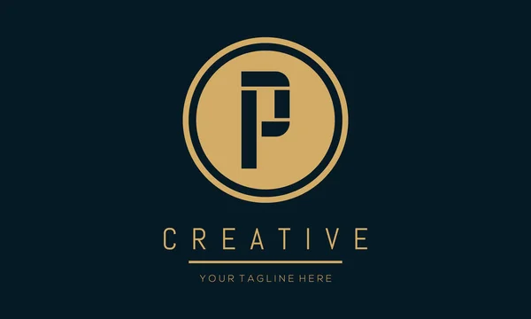 Modern Creative Logo Design Template Icon Initials Based Monogram Letters — Stock Vector