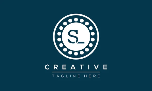 Initial Letter Logo Modern Typography Vector Template Creative Letter Logo — Stock Vector