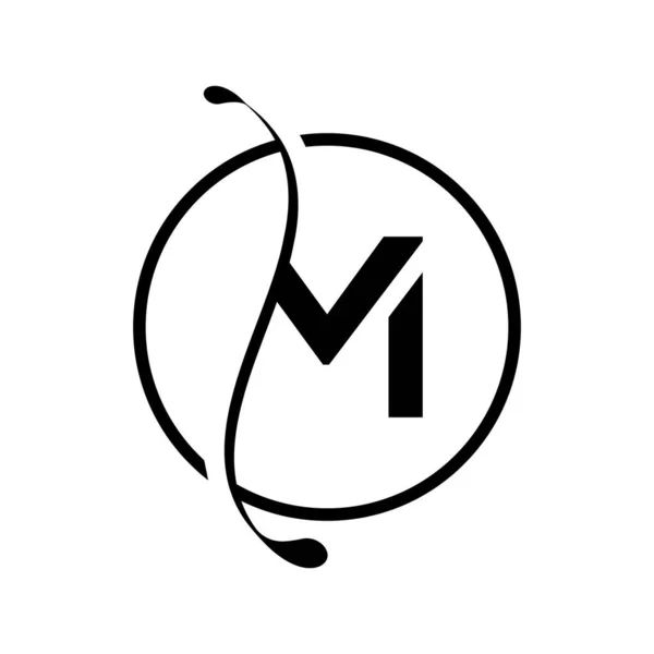 Modello Vettoriale Iniziale Progettazione Del Logo Logo Astratto Lettera Design — Vettoriale Stock