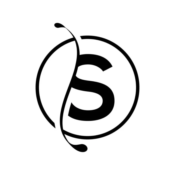 Initial Logotyp Design Vektor Mall Abstrakt Letter Logotyp Design — Stock vektor