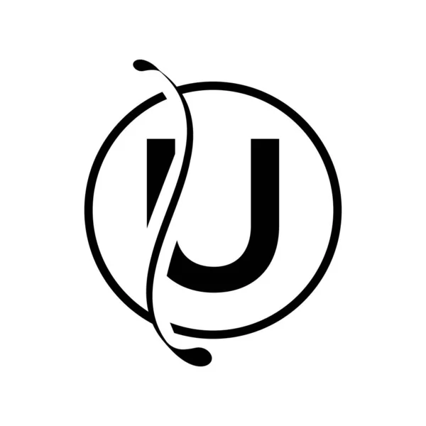 初始U标志设计向量模板 摘要字母U标志设计 — 图库矢量图片