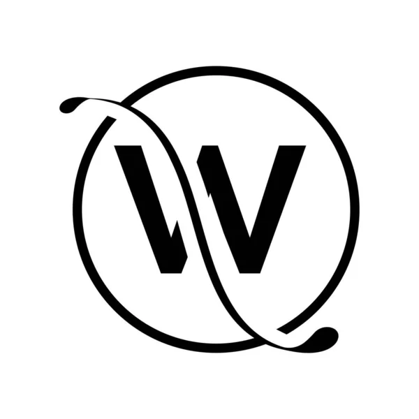 Modèle Vectoriel Conception Logo Initial Lettre Abstraite Logo Design — Image vectorielle