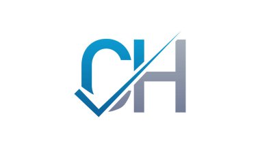 CH Harfi Logo Tasarım Şablonu Vektörü. Yaratıcı baş harfler CH logo kavramı.