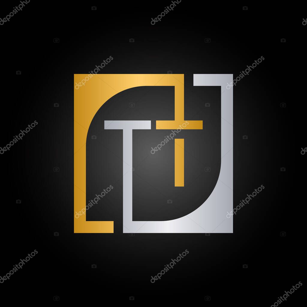 TT Logo Design Template Vector With Square Background.
