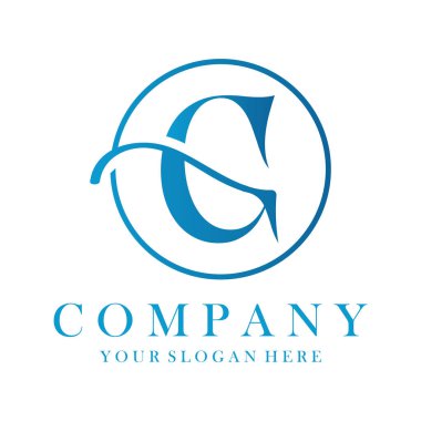 Lüks G Logo Tasarımı. G Harfi Tasarım Vektörü.