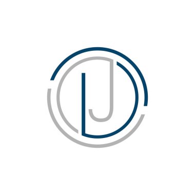 Lüks IJ logo tasarımı. Kraliyet premium harfi IJ logo tasarım vektör şablonu.