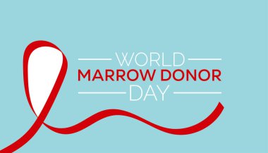 Dünya iliği bağış günü her yıl Eylül ayında gözlemlenir. Tatil konsepti arka planı, pankart, pankart, pankart tasarımı, Vektör illüstrasyon arka plan tasarımı.