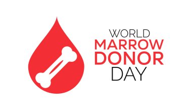 Dünya iliği bağış günü her yıl Eylül ayında gözlemlenir. Tatil konsepti arka planı, pankart, pankart, pankart tasarımı, Vektör illüstrasyon arka plan tasarımı.