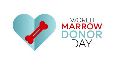 Dünya iliği bağış günü her yıl Eylül ayında gözlemlenir. Tatil konsepti arka planı, pankart, pankart, pankart tasarımı, Vektör illüstrasyon arka plan tasarımı.