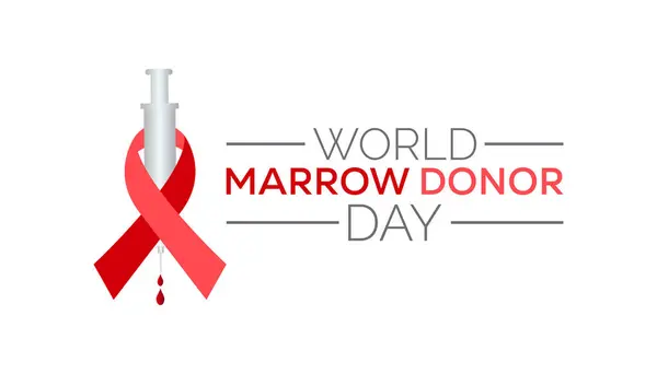 Dünya iliği bağış günü her yıl Eylül ayında gözlemlenir. Tatil konsepti arka planı, pankart, pankart, pankart tasarımı, Vektör illüstrasyon arka plan tasarımı.