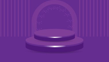 ürün podyumu arka planı. Minimalist tasarımda soyut kompozisyon. Stüdyo ürün kaidesi, Moda vitrini taklit sahnesi.