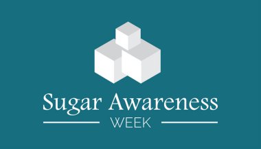 Ulusal Şeker Farkındalığı Haftası her yıl Kasım ayında gözlemlenir. Tıbbi Sağlık Bilinci kavramı. arkaplan, pankart, panner şablon Vektör illüstrasyon tasarımı.