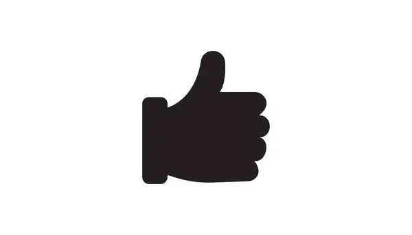 Sosyal medya için el simgesi gibi.