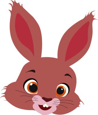 Tatlı pembe tavşanın başı, Paskalya.