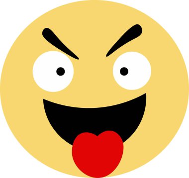 Kurnaz gülen surat, duygular, pozitif