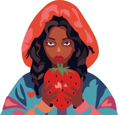 hip-hop tarzında bir rapçinin parlak kız arkadaşı.