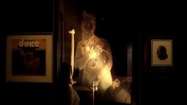 İspanya Figueres 'deki Salvador Dali Müzesi. Figueres 'deki Dali Tiyatro Müzesi. Figueres, Katalonya 'daki sürrealist ressam Salvador Dali Müzesi. Müze sergileri