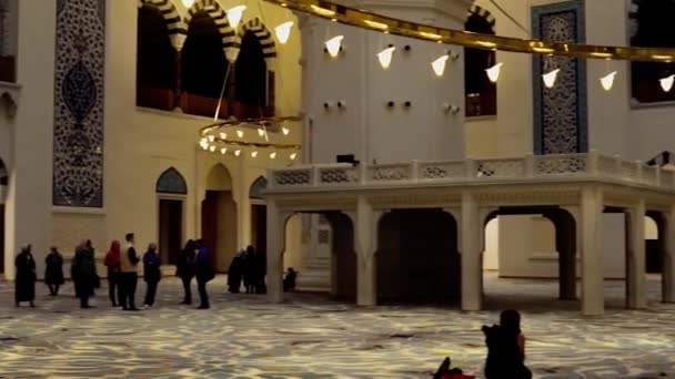 Meczet Camlica Stambule Największy Meczet Stambule Ogromny Kulturowy Religijny Kompleks — Wideo stockowe