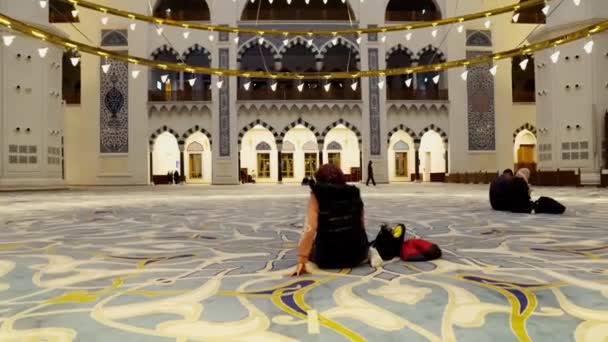 Мечеть Камлица Стамбуле Найбільша Мечеть Стамбула Величезний Культурний Релігійний Мусульманський — стокове відео