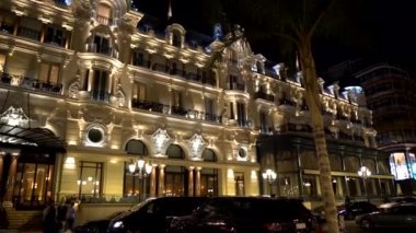Hotel de Paris in Monte Carlo. Prestigious palace on Casino Square in Monte Carlo. Center 