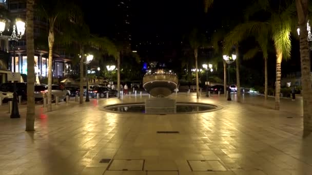 Hotel Paris Monte Carlo Prestigious Palace Casino Square Monte Carlo — Stok video