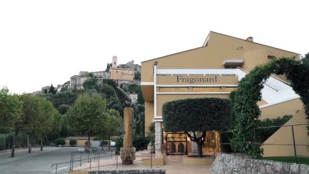Perfume Factory Fragonard Village Eze Perfume Essence Racks French Riviera — Stock Video