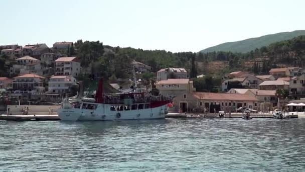 Hırvatistan Daki Hvar Adası Adriyatik Denizi Ndeki Hırvat Tatil Beldesi — Stok video