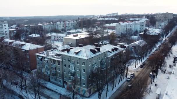Pohled Dům Zničený Ruským Kamikadze Dronem Městě Sumy Ukrajině Šahedský — Stock video
