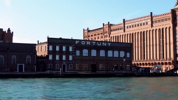 Νήσος Giudecca Στη Βενετία Της Ιταλίας Μοντέρνα Καλλιτεχνική Περιοχή Του — Αρχείο Βίντεο