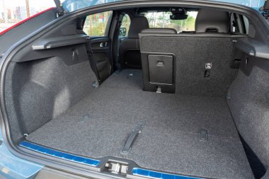 Hong Kong, Çin 7 Ekim 2022 Volvo C40 2022 Bagaj 7 Ekim 2022, Hong Kong.