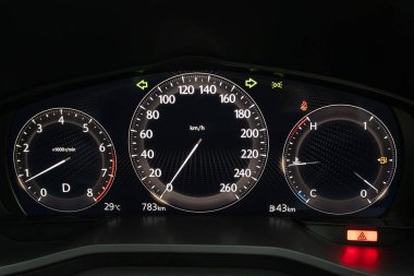 Hong Kong, Çin 20 Haziran 2023 Mazda CX-60 SUV 2023 Konsol 20 Haziran 2023.