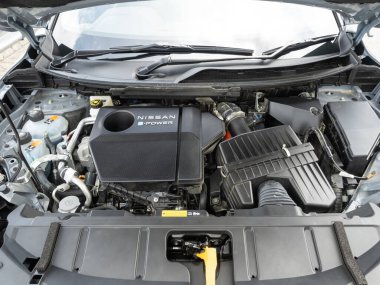 Hong Kong, Çin 1 Ağustos 2023 Nissan X-Trail e-Power SUV 2023 İç İşleri 1 Ağustos 2023, Hong Kong.
