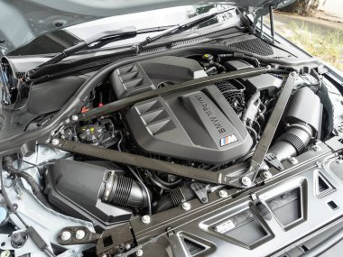 Hong Kong, Çin 12 Eylül 2023: BMW M2 2023 12 Eylül 2023, Hong Kong.