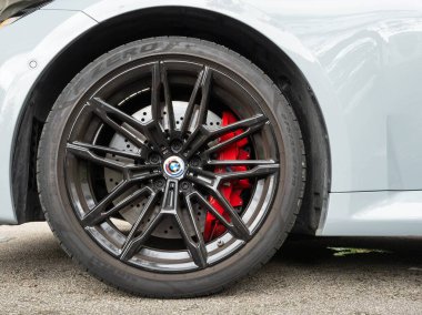 Hong Kong, Çin 12 Eylül 2023: BMW M2 2023 Wheel 12 Eylül 2023, Hong Kong.