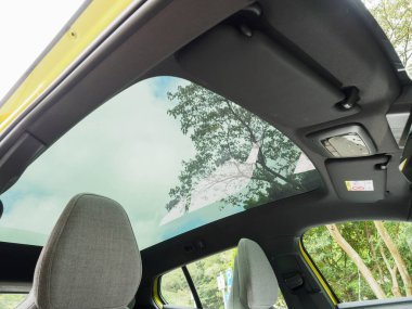 Hong Kong, Çin 21 Şubat 2024: Hong Kong 'da Volvo EX30 EV Windows Top 21 Şubat 2024 