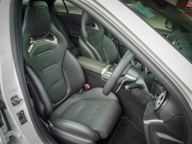 Hong Kong, Çin 22 Nisan 2024: Mercedes-AMG C63 S 2024 Hong Kong İçişleri 22 Nisan 2024