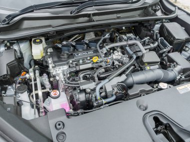 Hong Kong, Çin 22 Mayıs 2024: Lexus LBX Hybrid 2024 Motor 22 Mayıs 2024