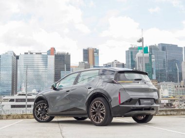 Hong Kong, Çin 24 Haziran 2024: Zeekr X EV 2024 Test Sürüşü 24 Haziran 2024, Hong Kong.