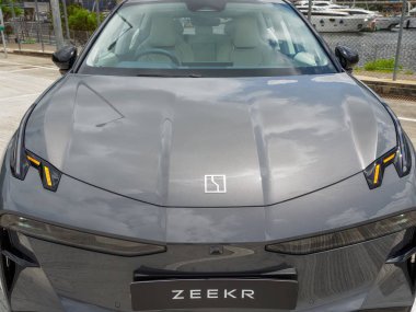 Hong Kong, Çin 24 Haziran 2024: Zeekr X EV 2024 Test Sürüşü 24 Haziran 2024, Hong Kong.