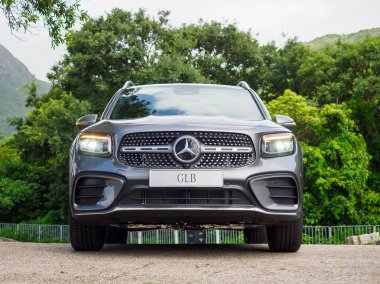Hong Kong, Çin 15 Temmuz 2024 Mercedes-Benz GLB 2024 Test sürüşü 15 Temmuz 2024, Hong Kong.