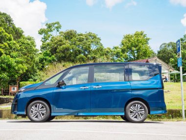 Hong Kong, Çin 15 Temmuz 2024 Nissan Serena e-Power 2024 Test sürüşü 15 Temmuz 2024.