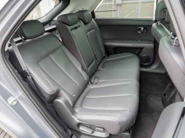 Hong Kong, Çin 26 Mart 2025: Hyundai IONIQ 5 EV SUV İç İşleri 26 Mart 2025, Hong Kong.