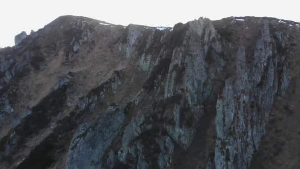 Повітряні Кадри Сутінків Горах — стокове відео