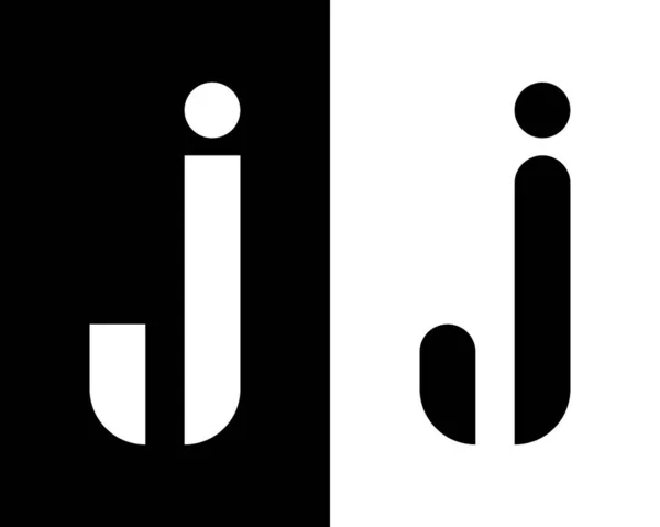 Eps10 Διανυσματικό Γράμμα Λογότυπο Πρότυπο Σχεδιασμού Σύμβολο Εικονίδιο Δύο Διαφορετικά — Διανυσματικό Αρχείο