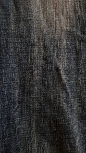 Motif Jeans Tissu Bleu Foncé Fond Texturé — Photo